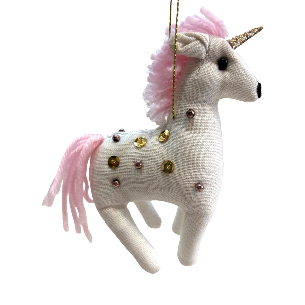 Target Pink‎ and Gold Unicorn Ornament